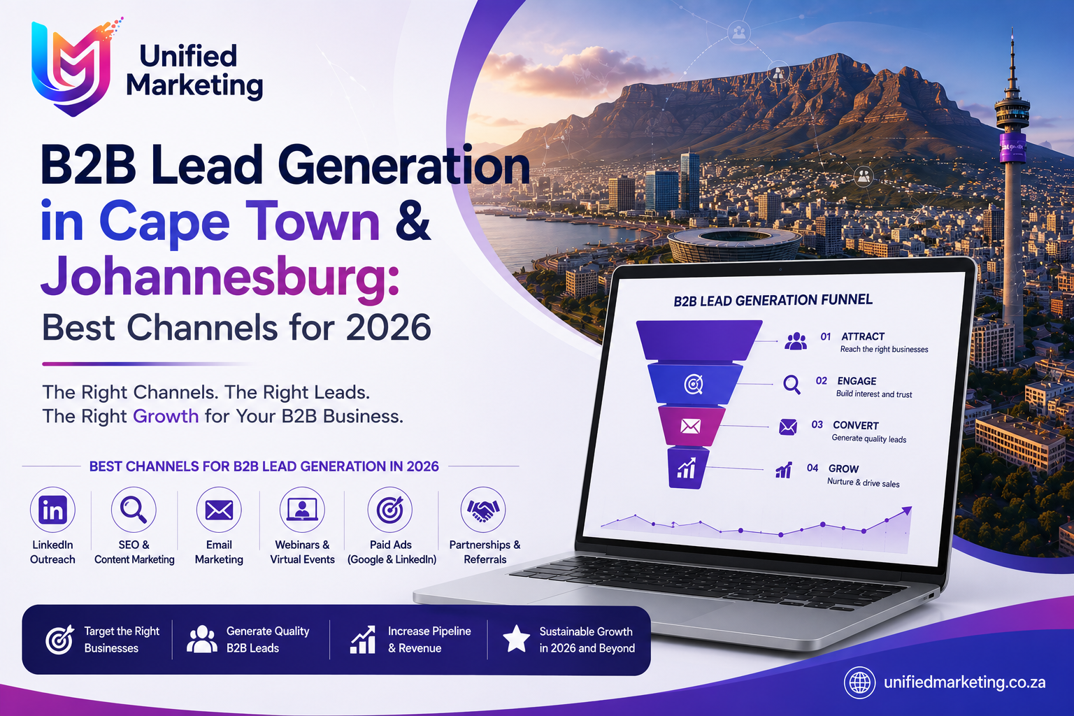 B2B Lead Generation in Cape Town & Johannesburg Best Channels for 2026