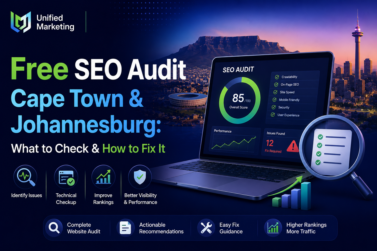 Free SEO Audit Cape Town & Johannesburg: What to Check & How to Fix It