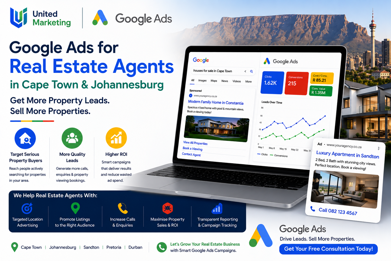 Google Ads for Real Estate Agents in Cape Town & Johannesburg