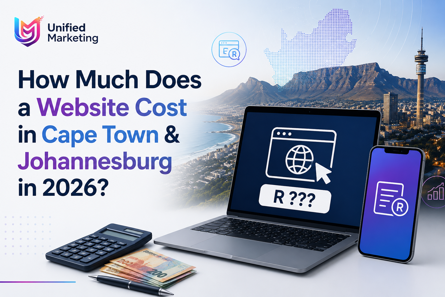 How Much Does a Website Cost in Cape Town & Johannesburg in 2026?
