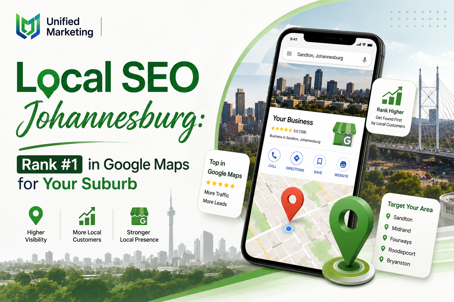 Local SEO Johannesburg: Rank #1 in Google Maps for Your Suburb