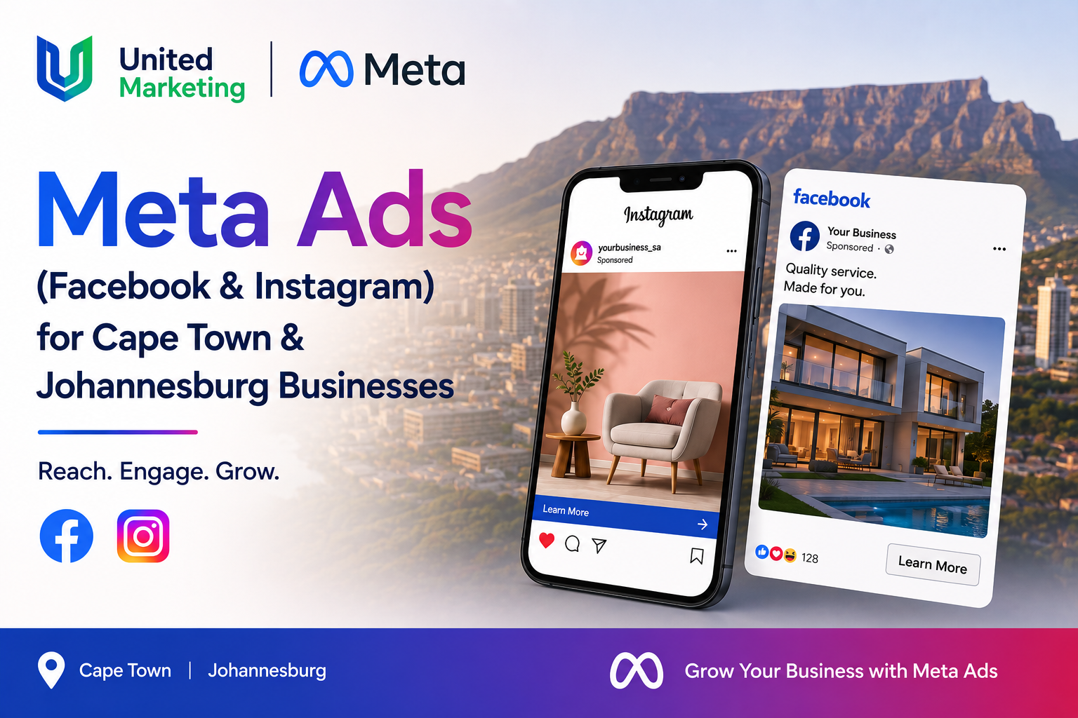 Meta Ads (Facebook & Instagram) for Cape Town & Johannesburg Businesses: 2026 Guide